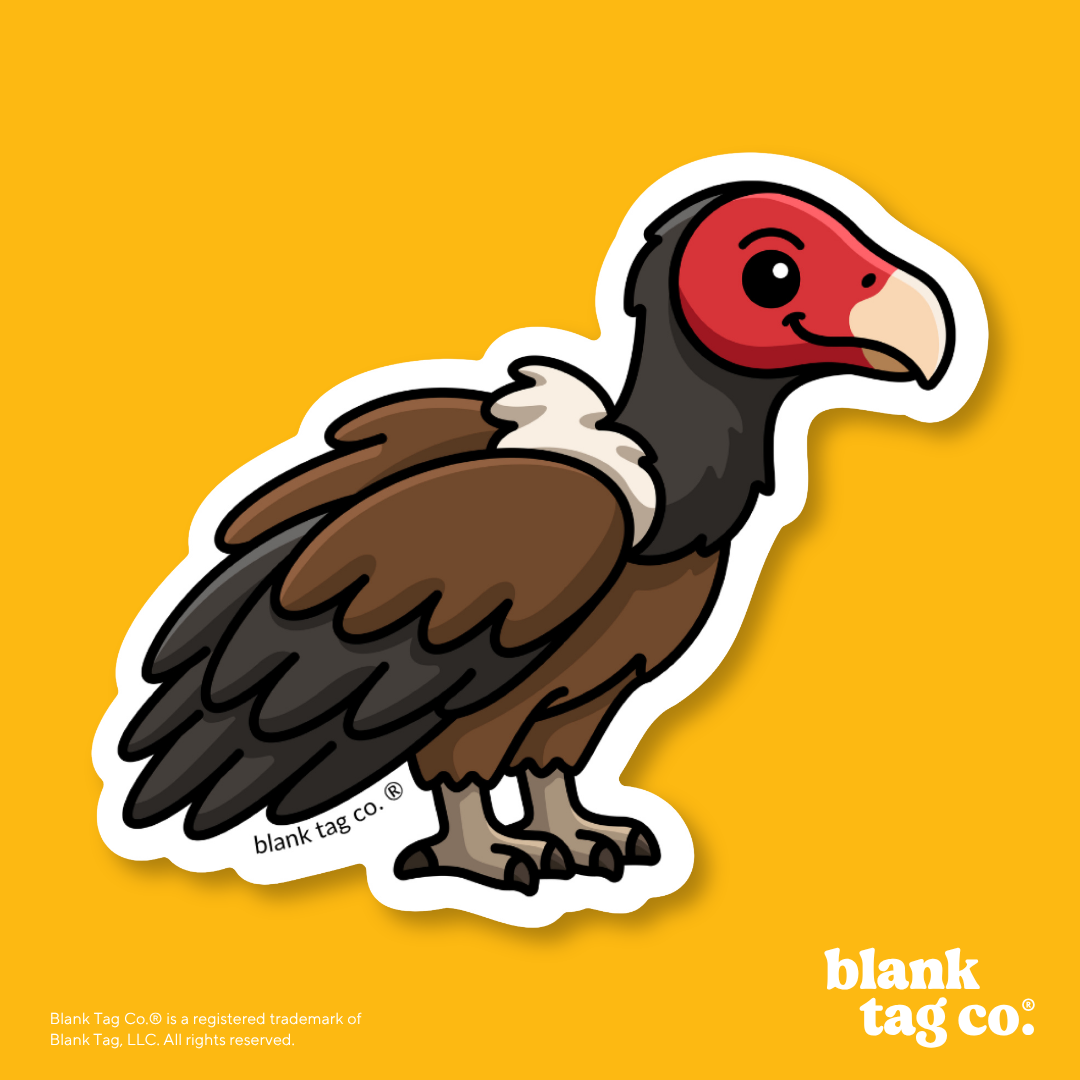 Blank Tag Co.® Waterproof Sticker - Vulture