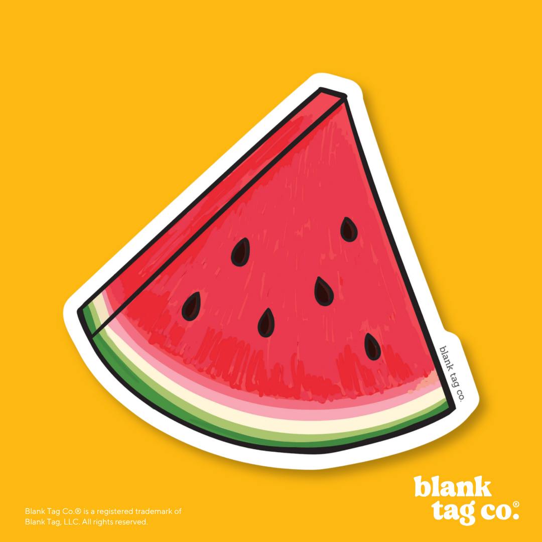 Blank Tag Co.® Waterproof Sticker - Watermelon
