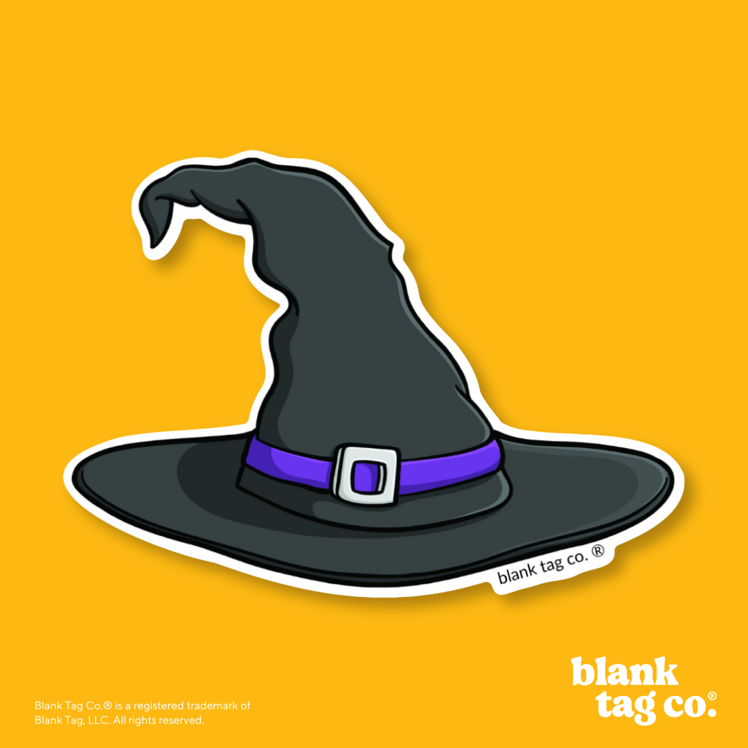 Blank Tag Co.® Waterproof Sticker - Witch Hat