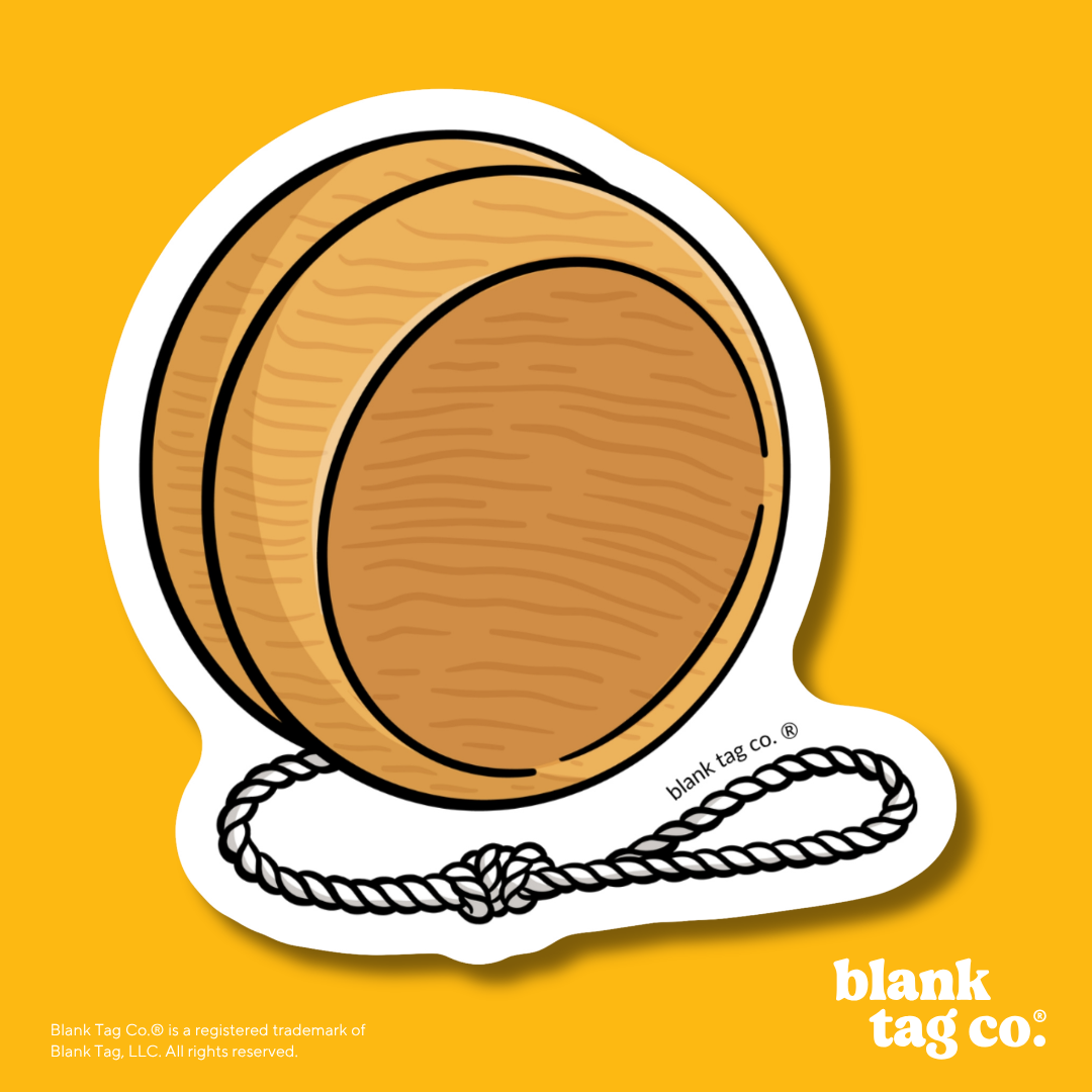 Blank Tag Co.® Waterproof Sticker - Yo-yo