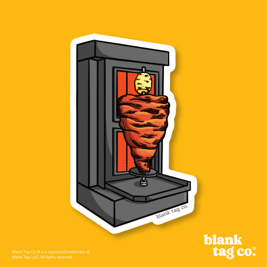 Blank Tag Co.® Waterproof Sticker - Al Pastor Trompo