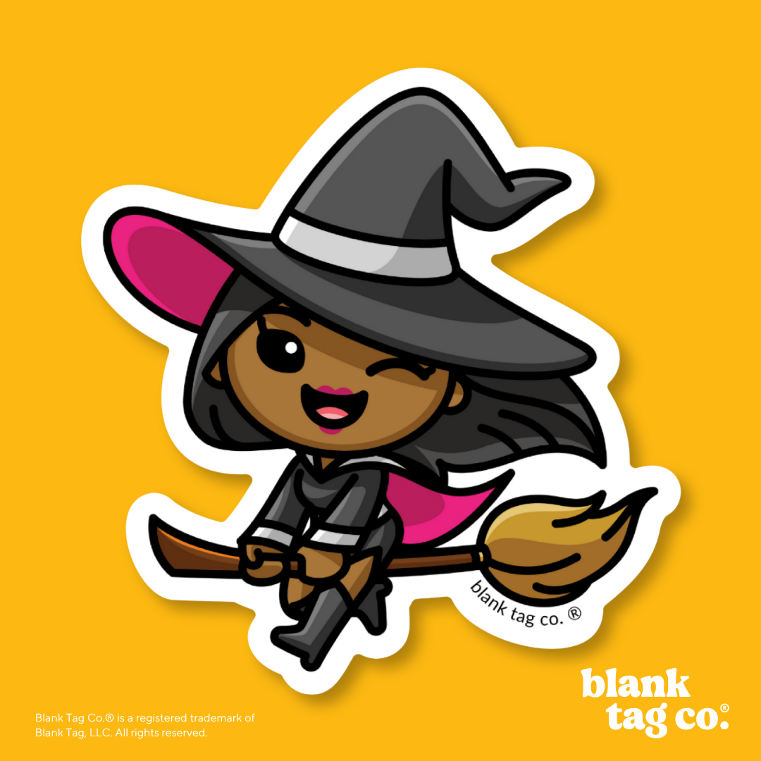Blank Tag Co.® Waterproof Sticker - Witch