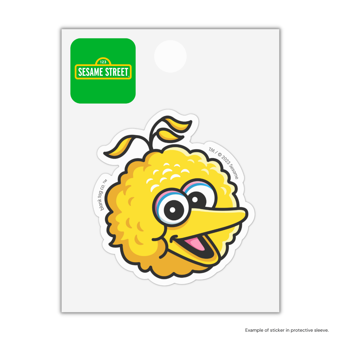Sesame Street® Big Bird Face Waterproof Sticker