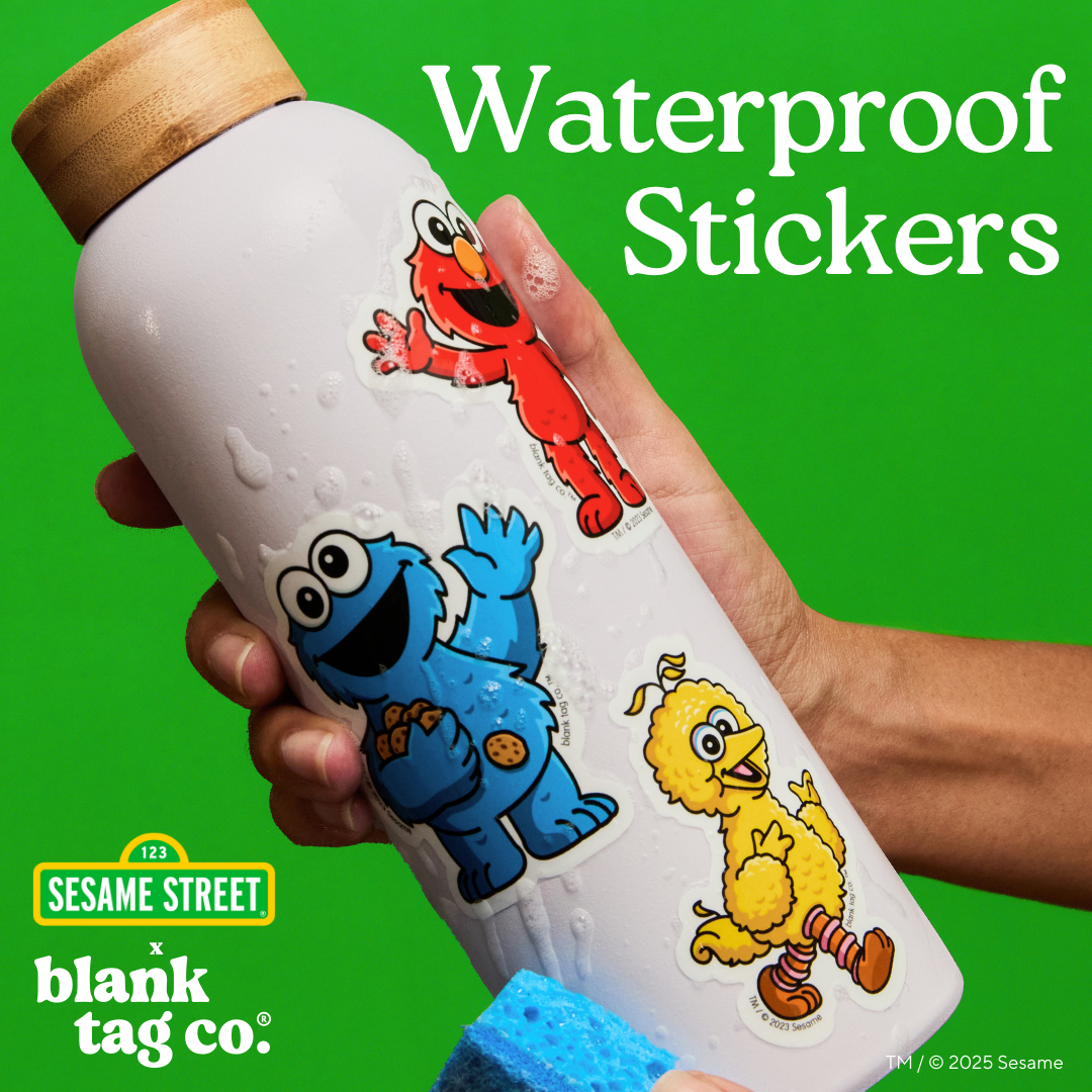 Sesame Street® Waterproof Sticker - Same Street Group