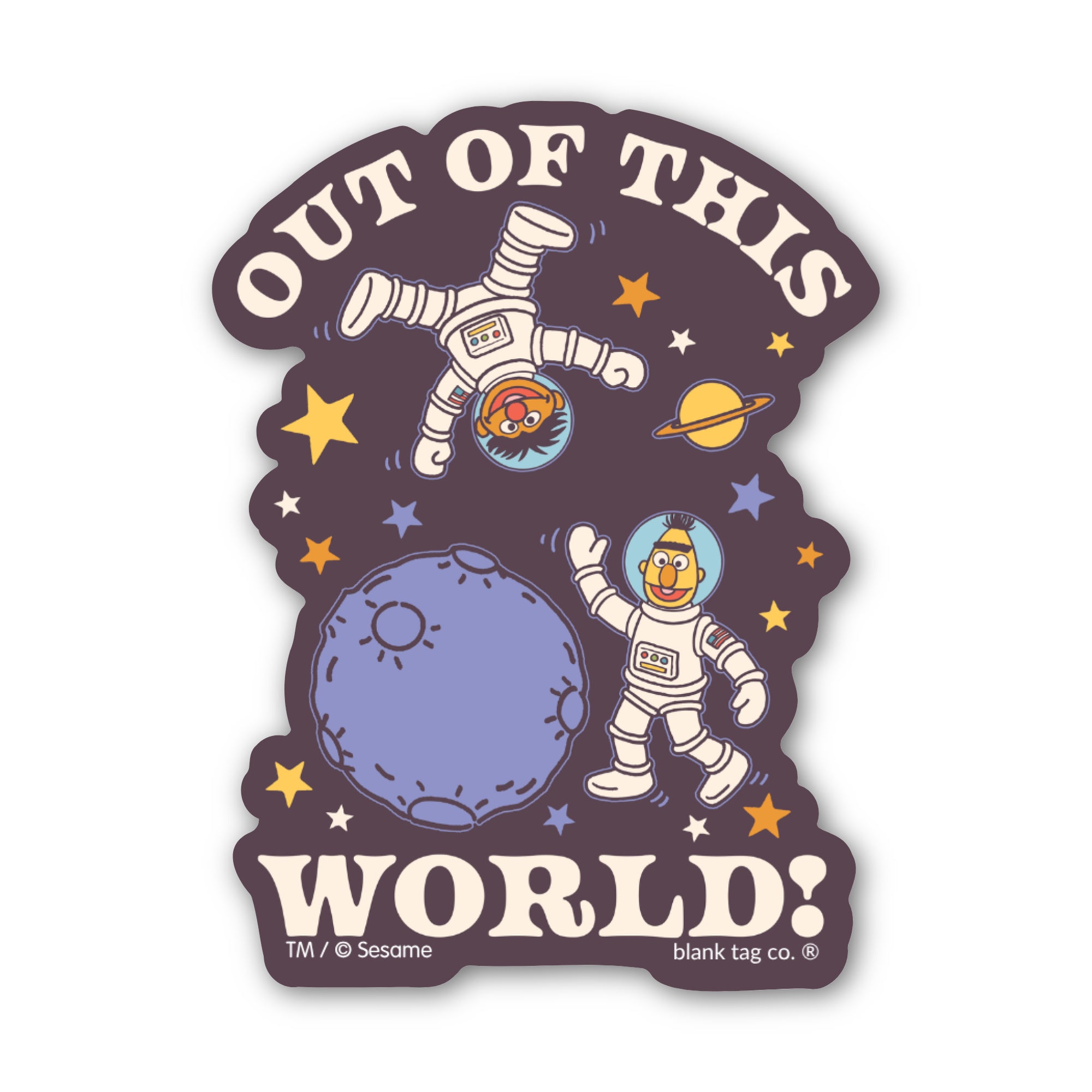 Sesame Street® Waterproof Sticker - Out Of This World