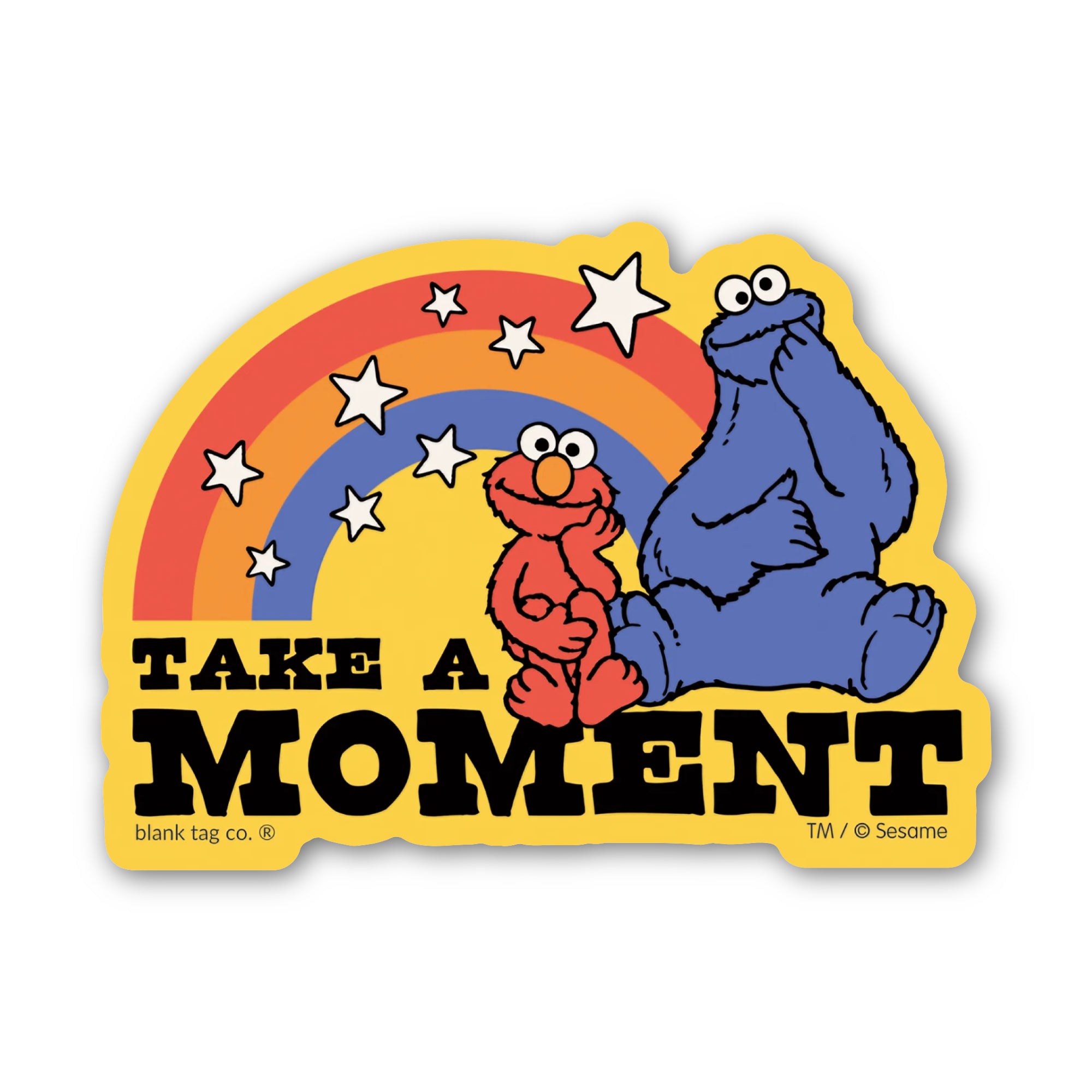 Sesame Street® Waterproof Sticker - Take A Moment