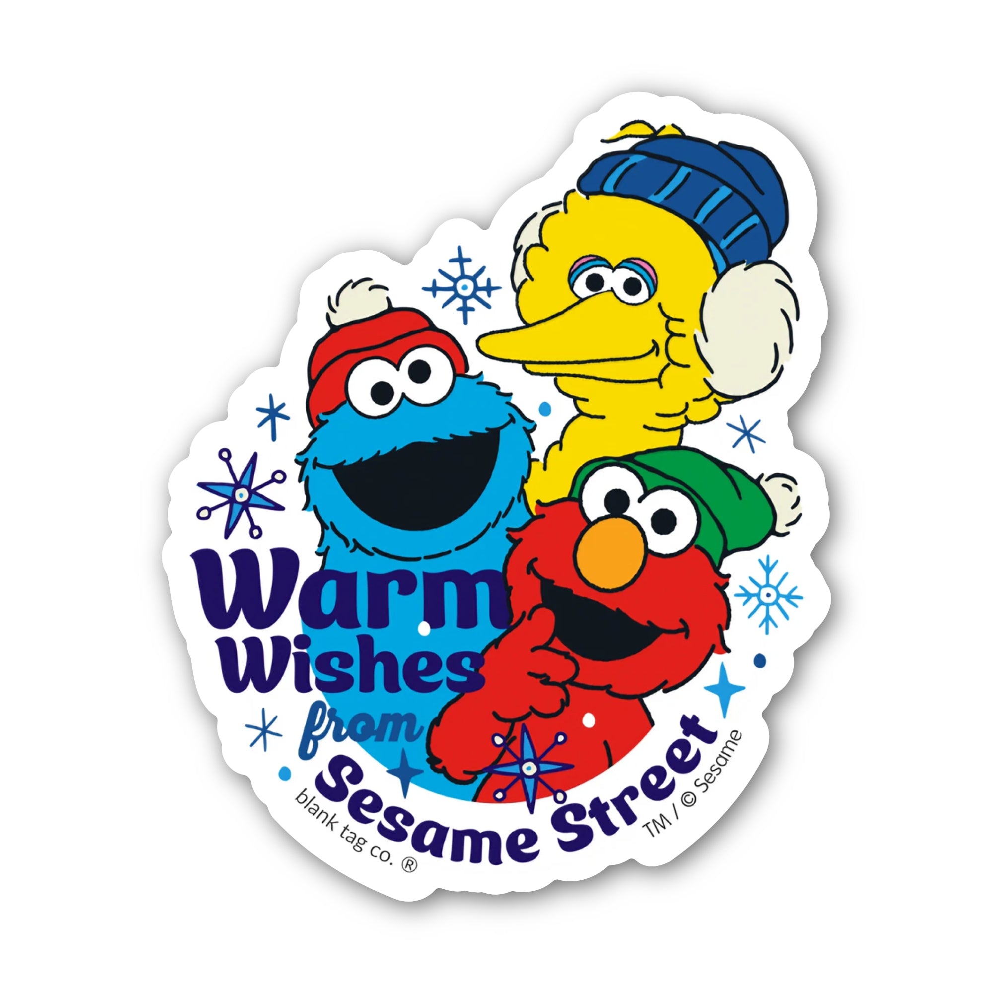 Sesame Street® Waterproof Sticker - Warm Wishes From Sesame Street