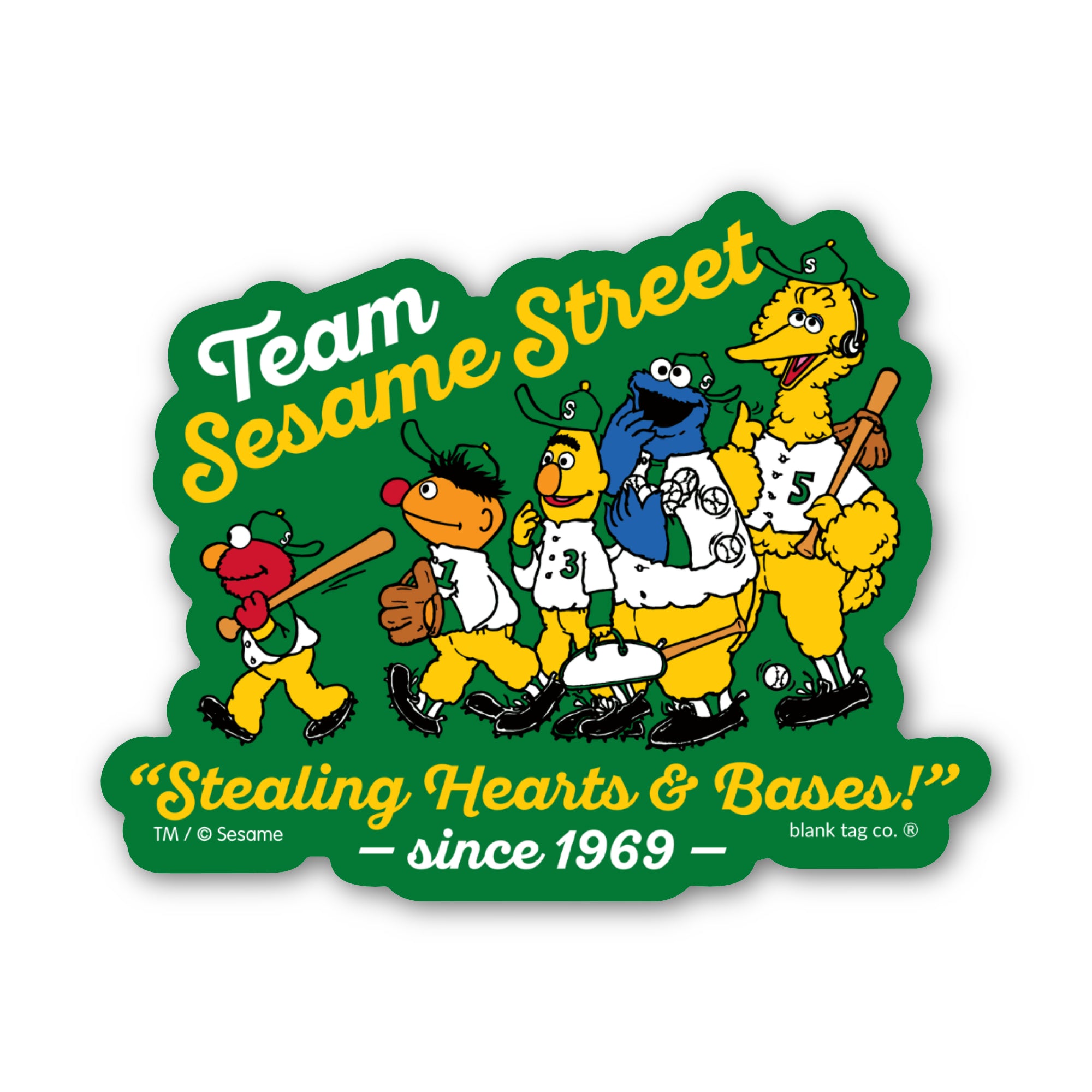 Sesame Street® Waterproof Sticker - Team Sesame Street
