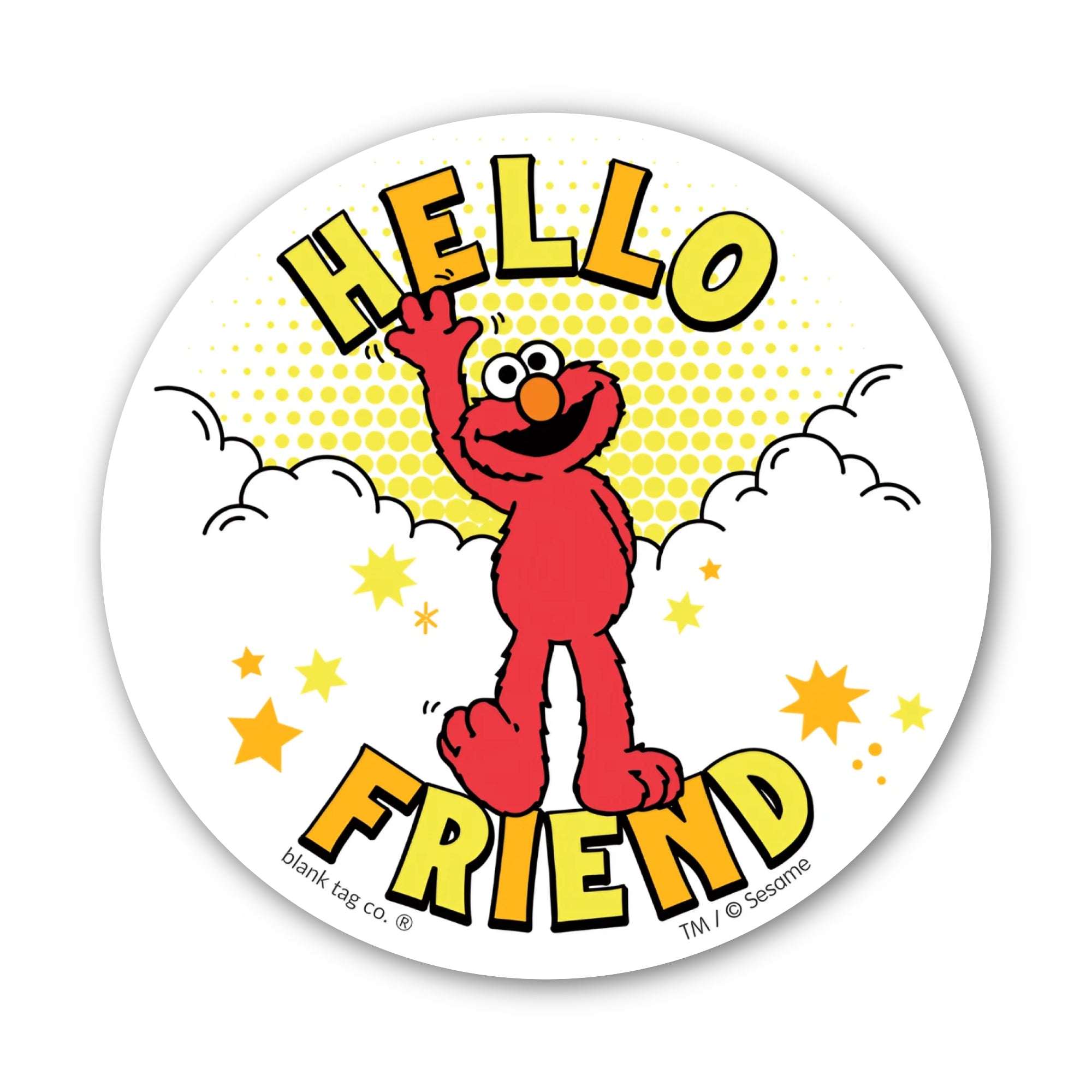 Sesame Street® Waterproof Sticker - Hello Friend Elmo