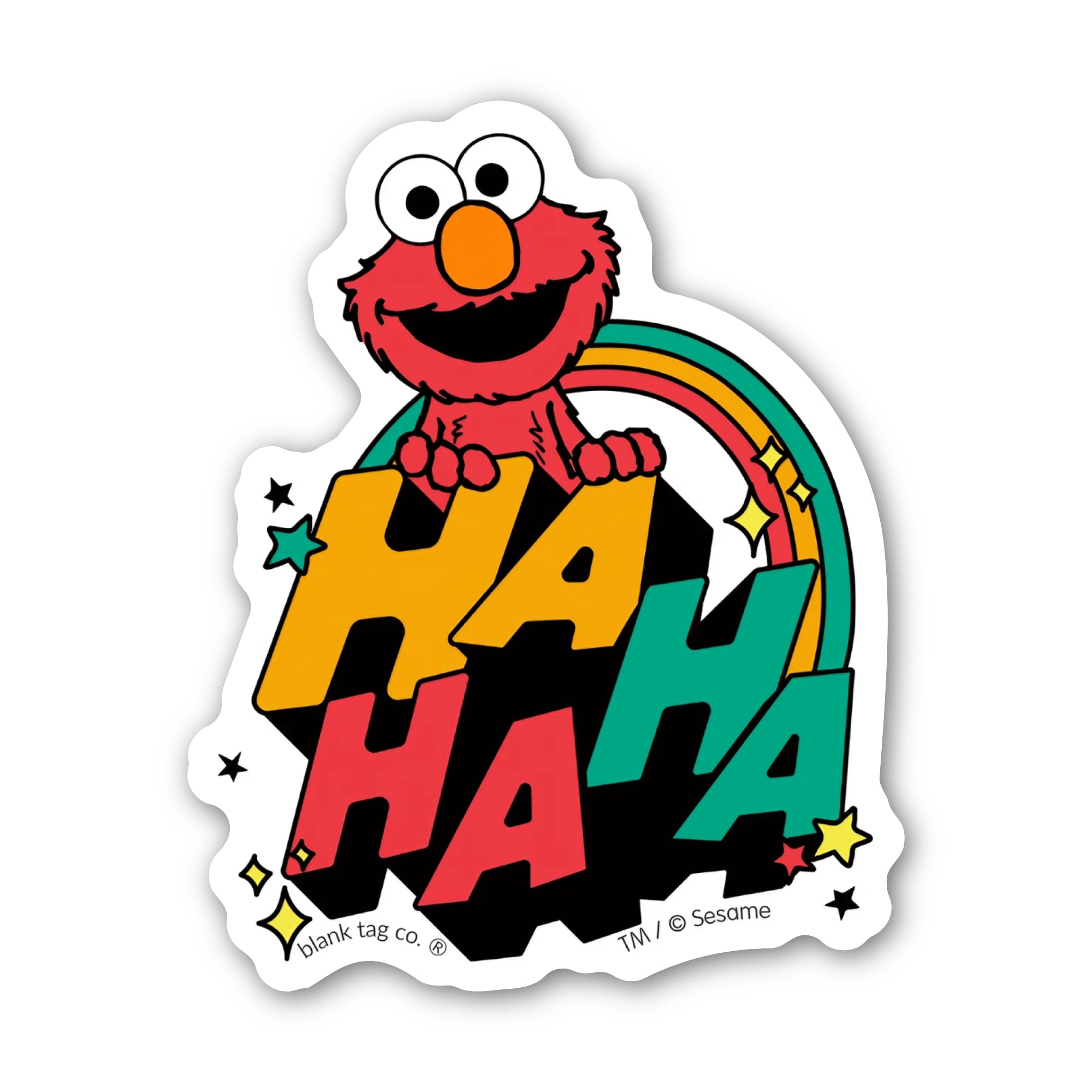 Sesame Street® Waterproof Sticker - Ha Ha Ha Elmo