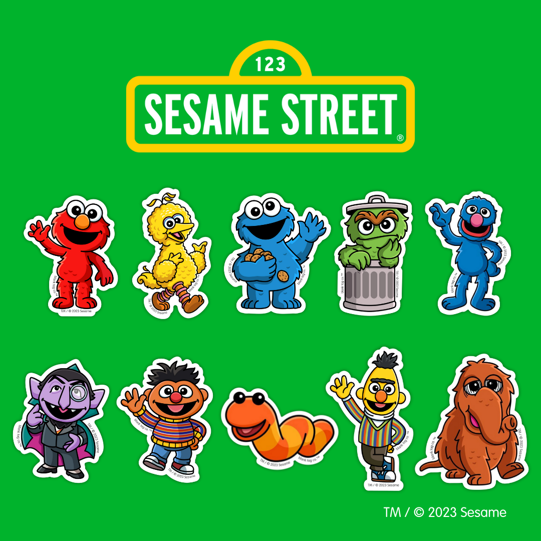 Sesame Street® Waterproof Sticker Bundle