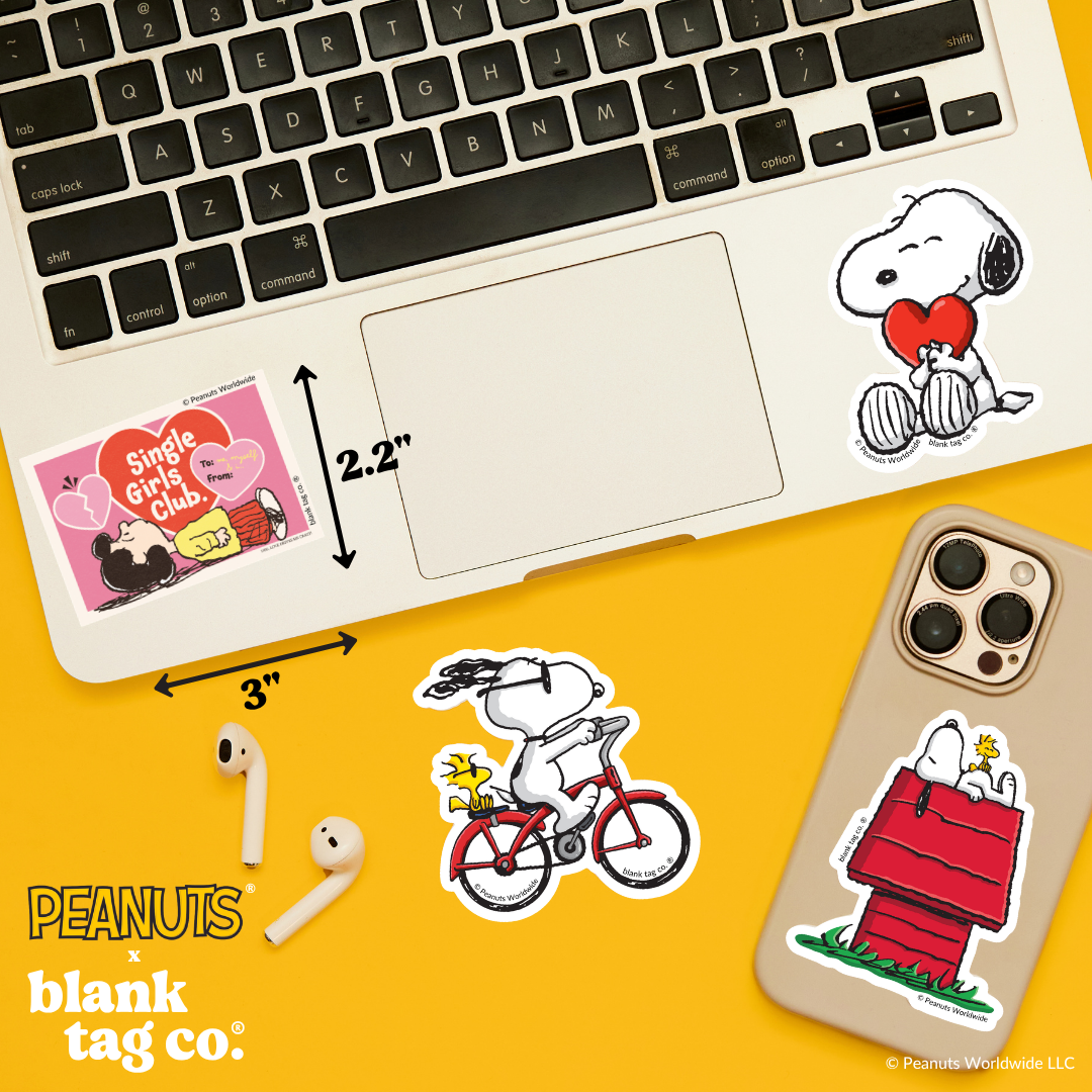 Peanuts® Waterproof Sticker - Single Girls Club