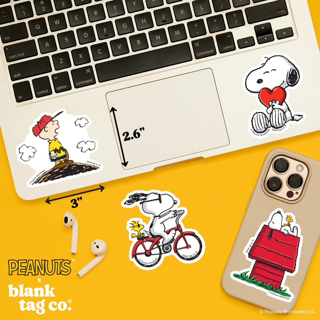 Peanuts® Waterproof Sticker - Pitcher Charlie Brown