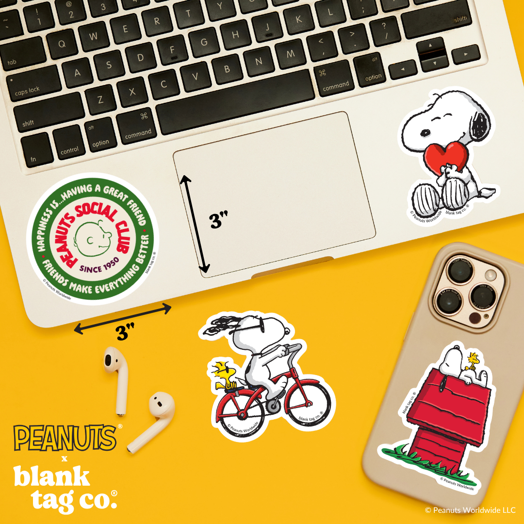 Peanuts® Waterproof Sticker - Happiness Is Having A Great Friend