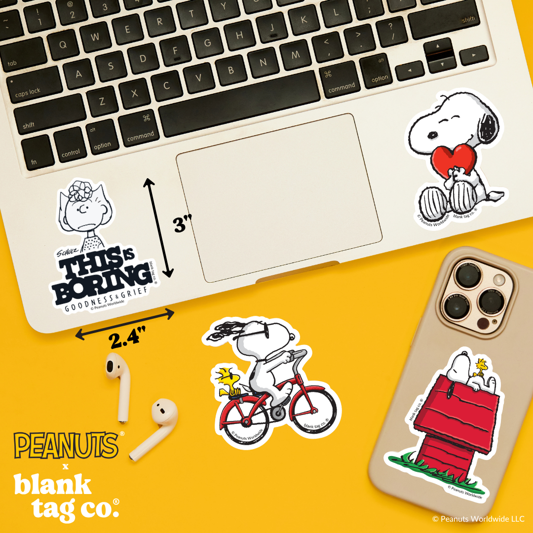 Peanuts® Waterproof Sticker - This Is Boring