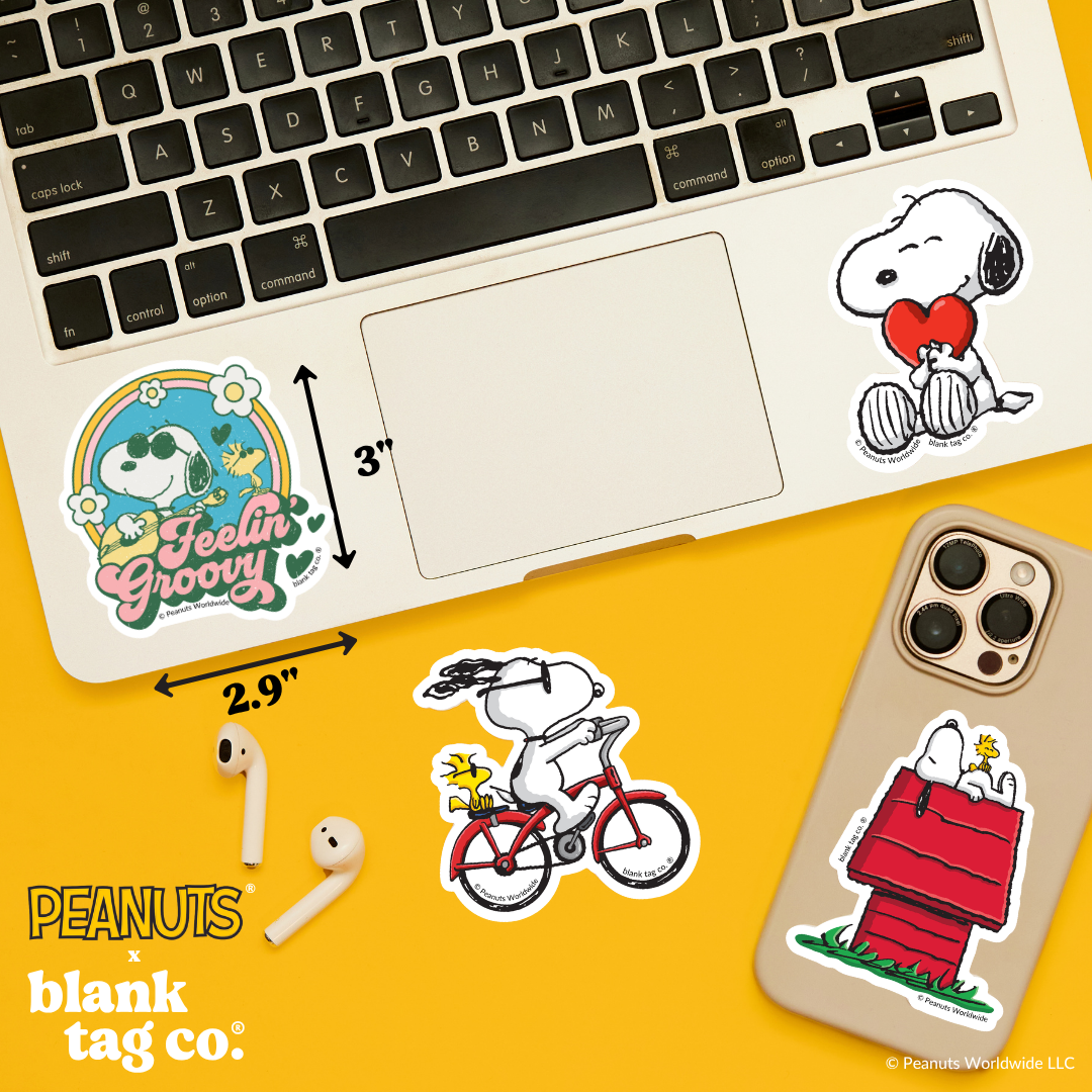 Peanuts® Waterproof Sticker - Feelin' Groovy