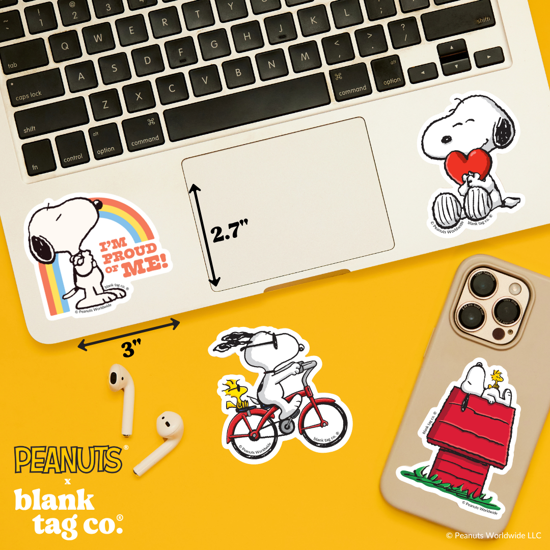 Peanuts® Waterproof Sticker - I'm Proud Of Me