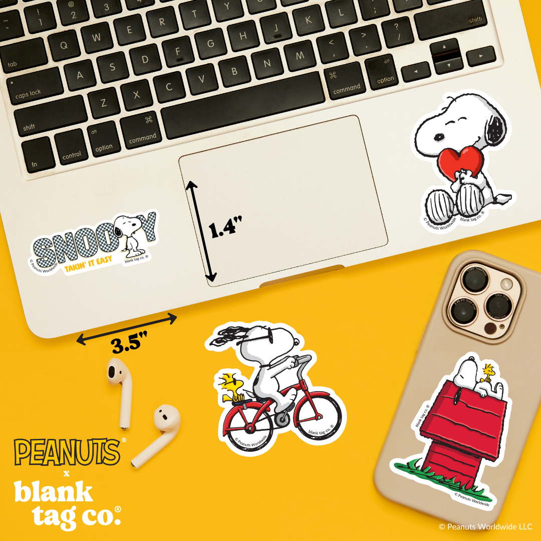 Peanuts® Waterproof Sticker - Takin' It Easy