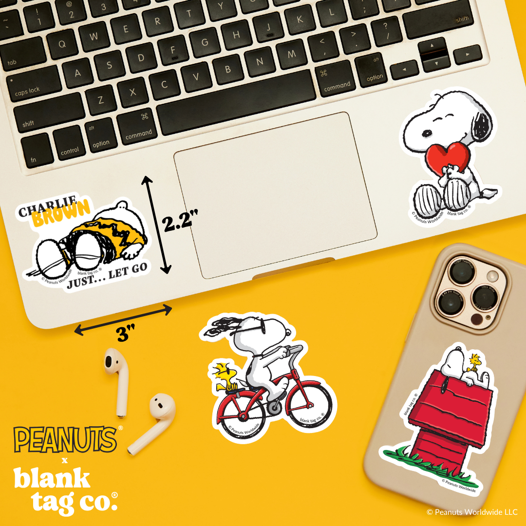 Peanuts® Waterproof Sticker - Just Let Go