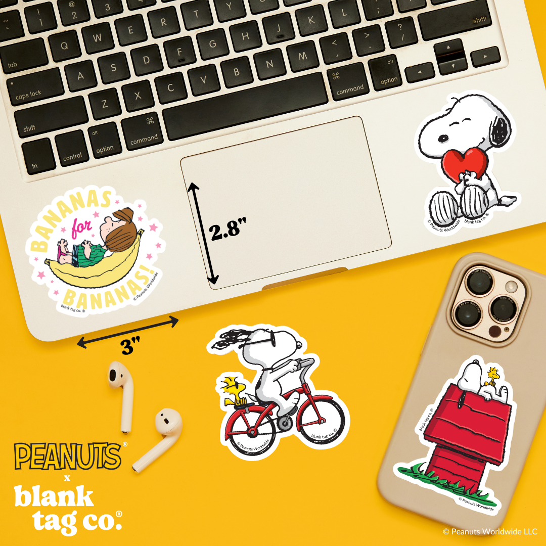 Peanuts® Waterproof Sticker - Bananas for Bananas