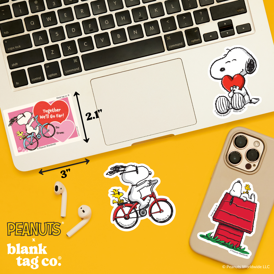 Peanuts® Waterproof Sticker - Together We'll Go Far