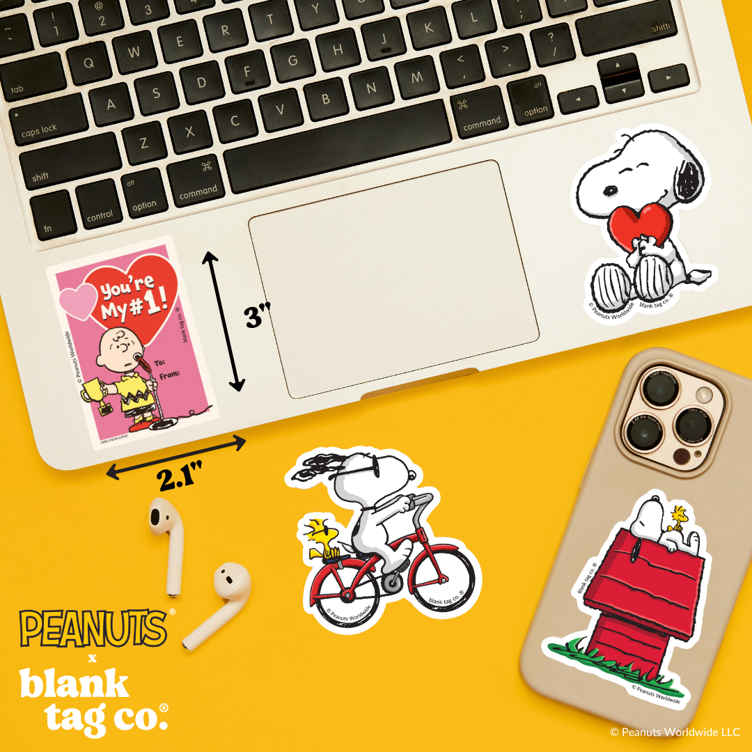 Peanuts® Waterproof Sticker - You're My #1