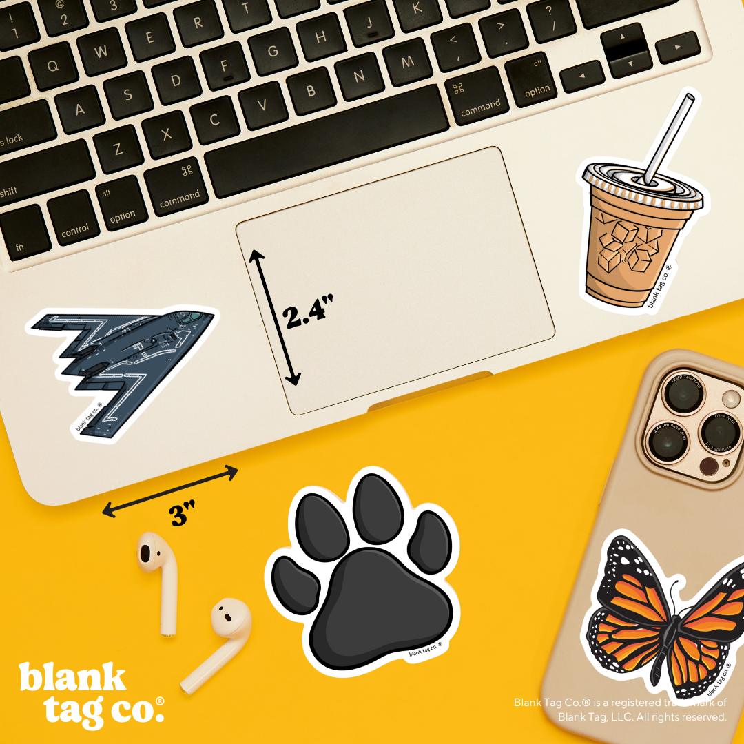 Blank Tag Co.® Waterproof Sticker - B2