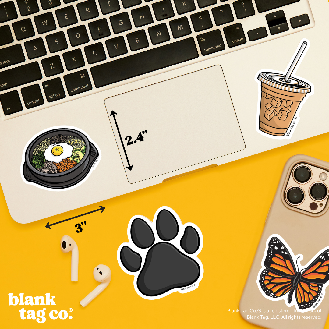 Blank Tag Co.® Waterproof Sticker - Bibimbap