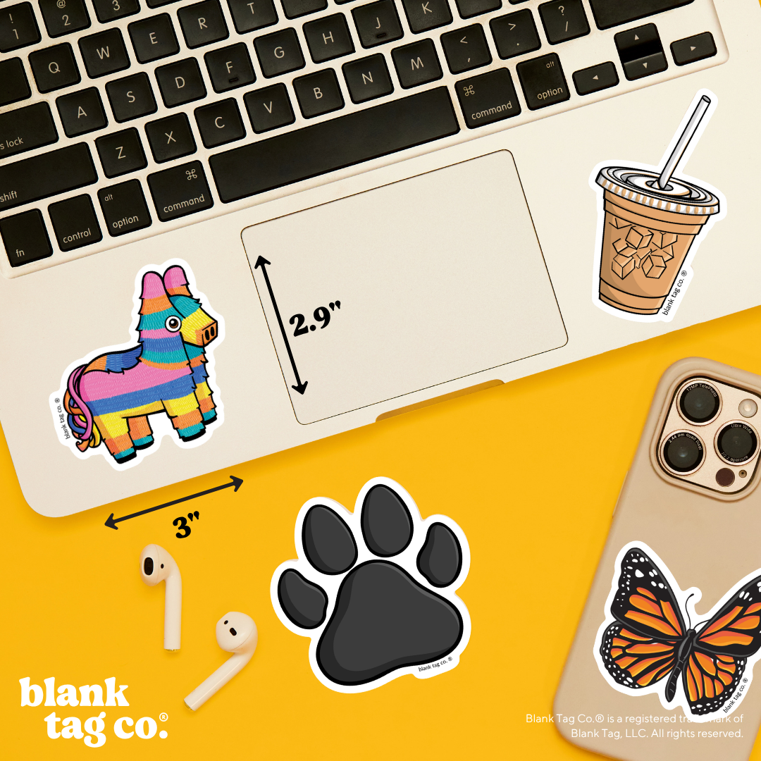 Blank Tag Co.® Waterproof Sticker - Burro Piñata