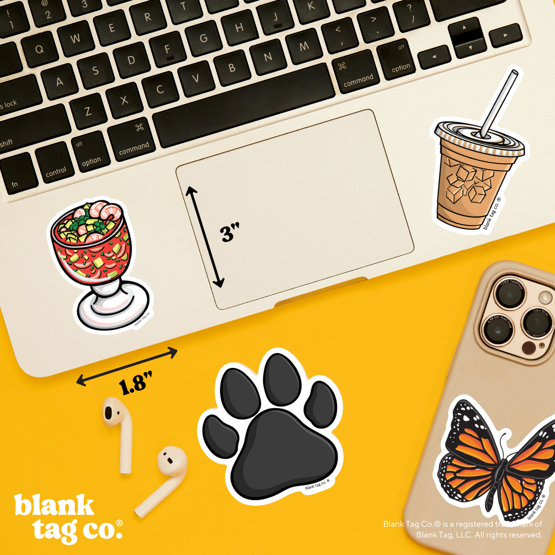 Blank Tag Co.® Waterproof Sticker - Coctel De Camaron
