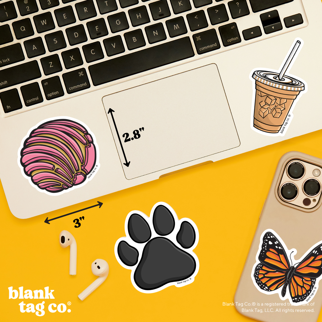 Blank Tag Co.® Waterproof Sticker - Concha