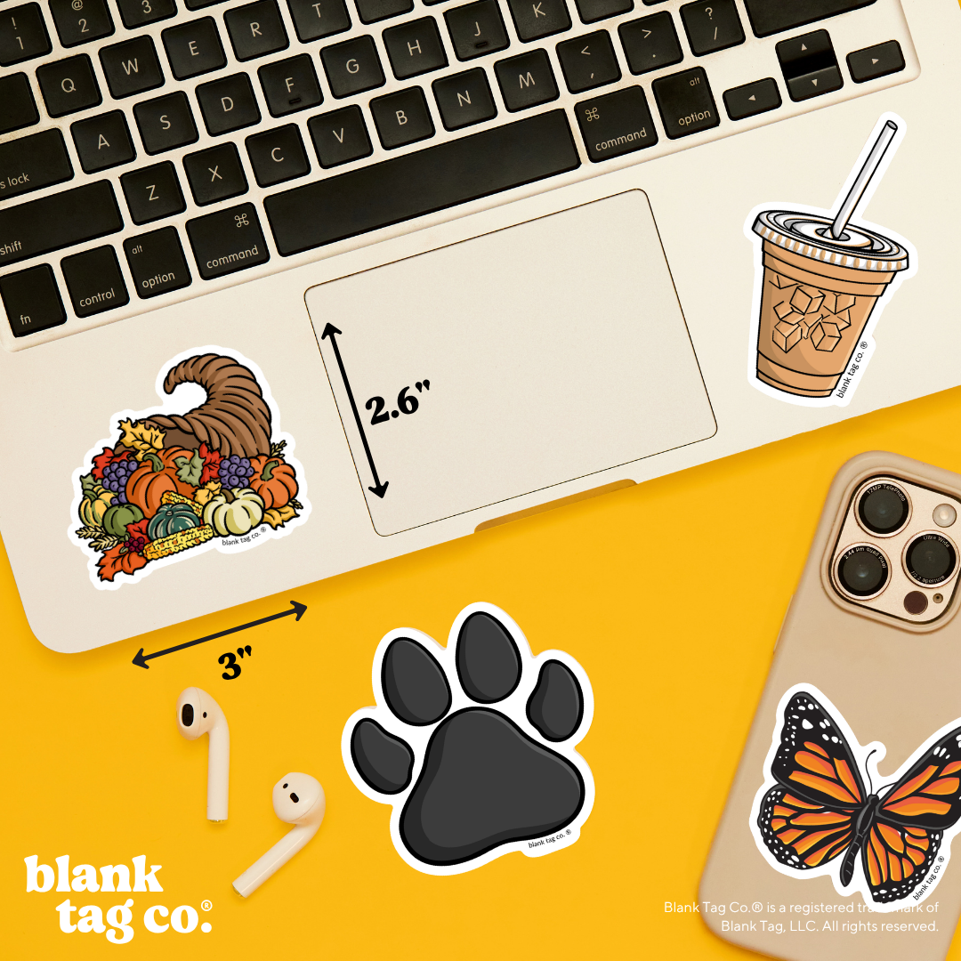 Blank Tag Co.® Waterproof Sticker - Cornucopia