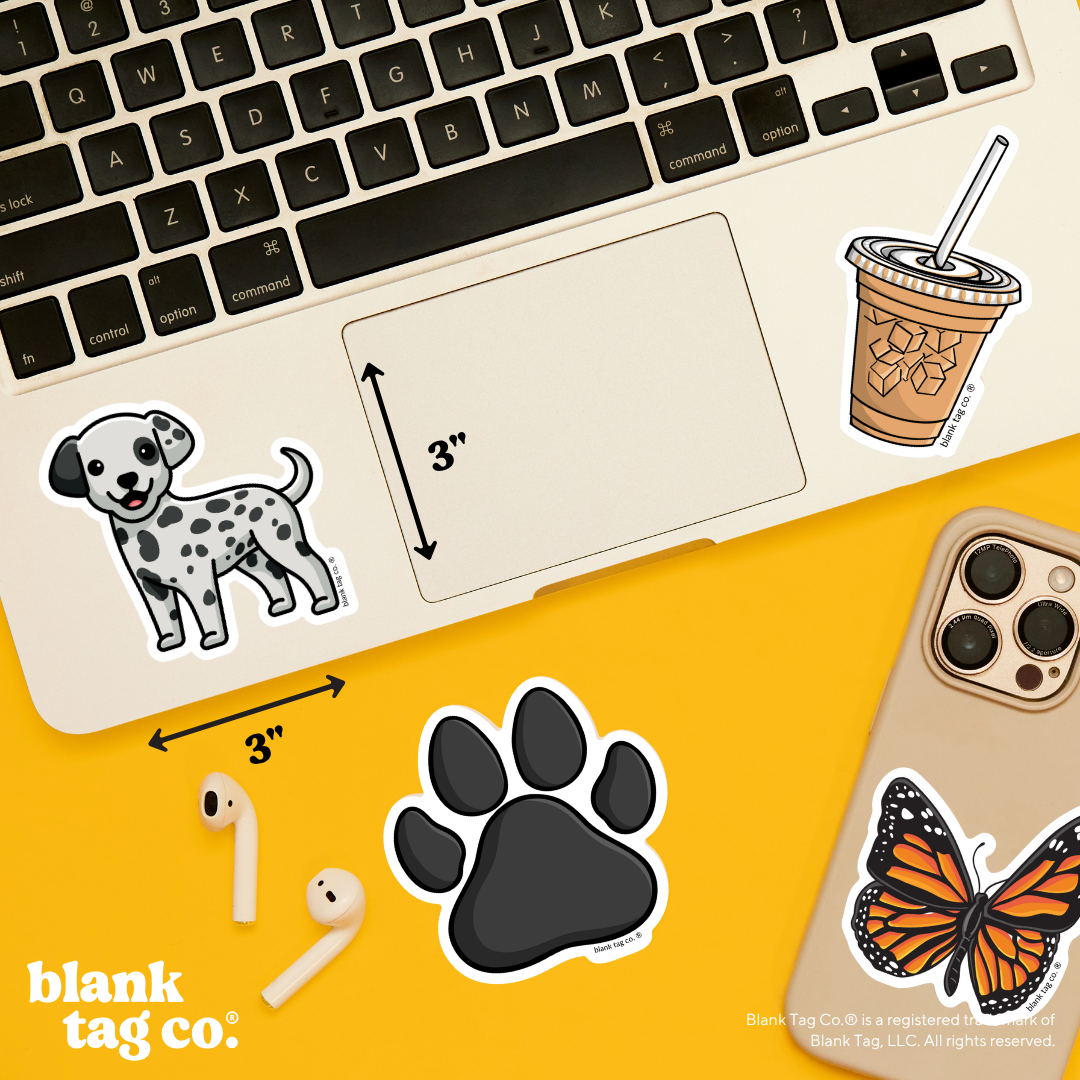 Blank Tag Co.® Waterproof Sticker - Dalmatian