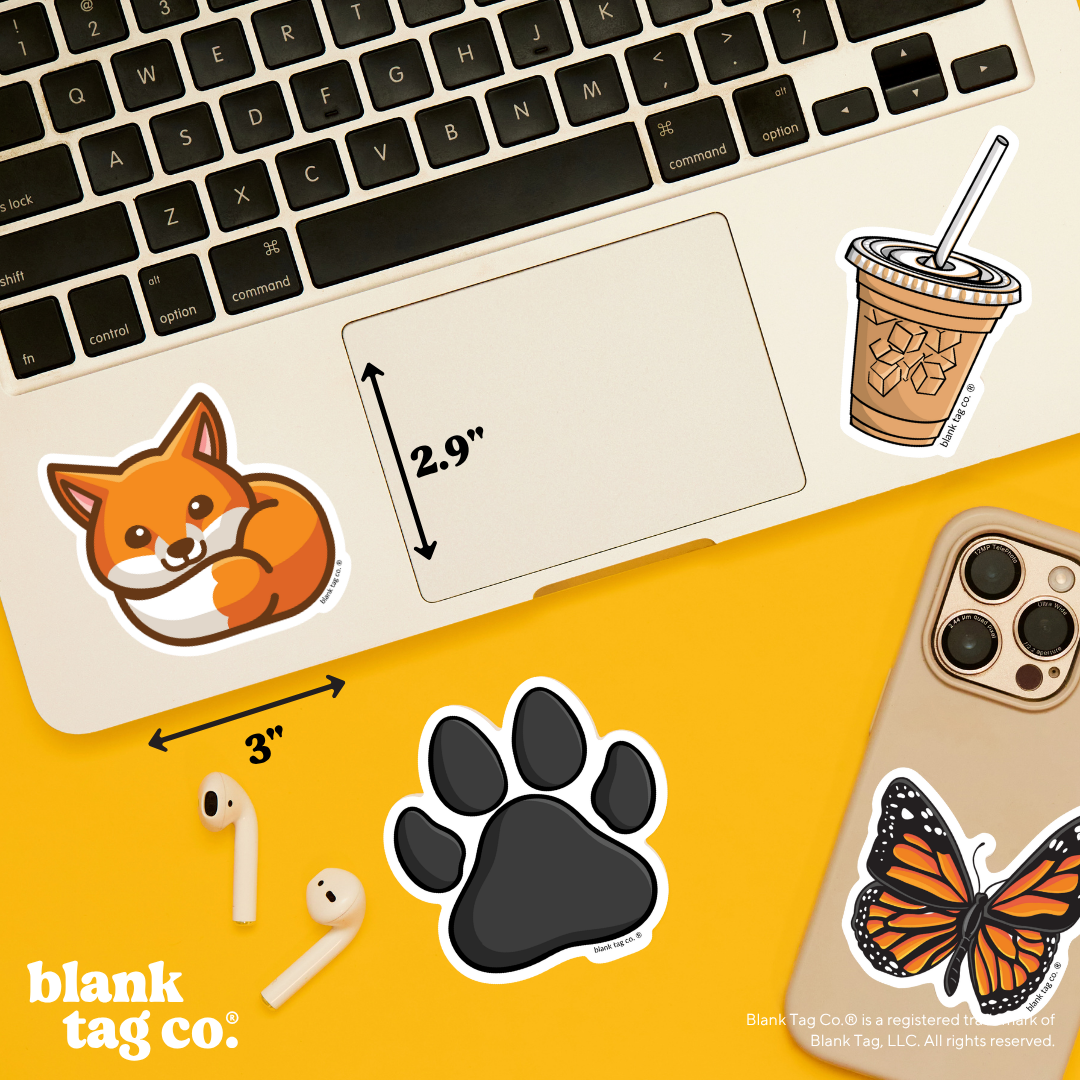 Blank Tag Co.® Waterproof Sticker - Fox