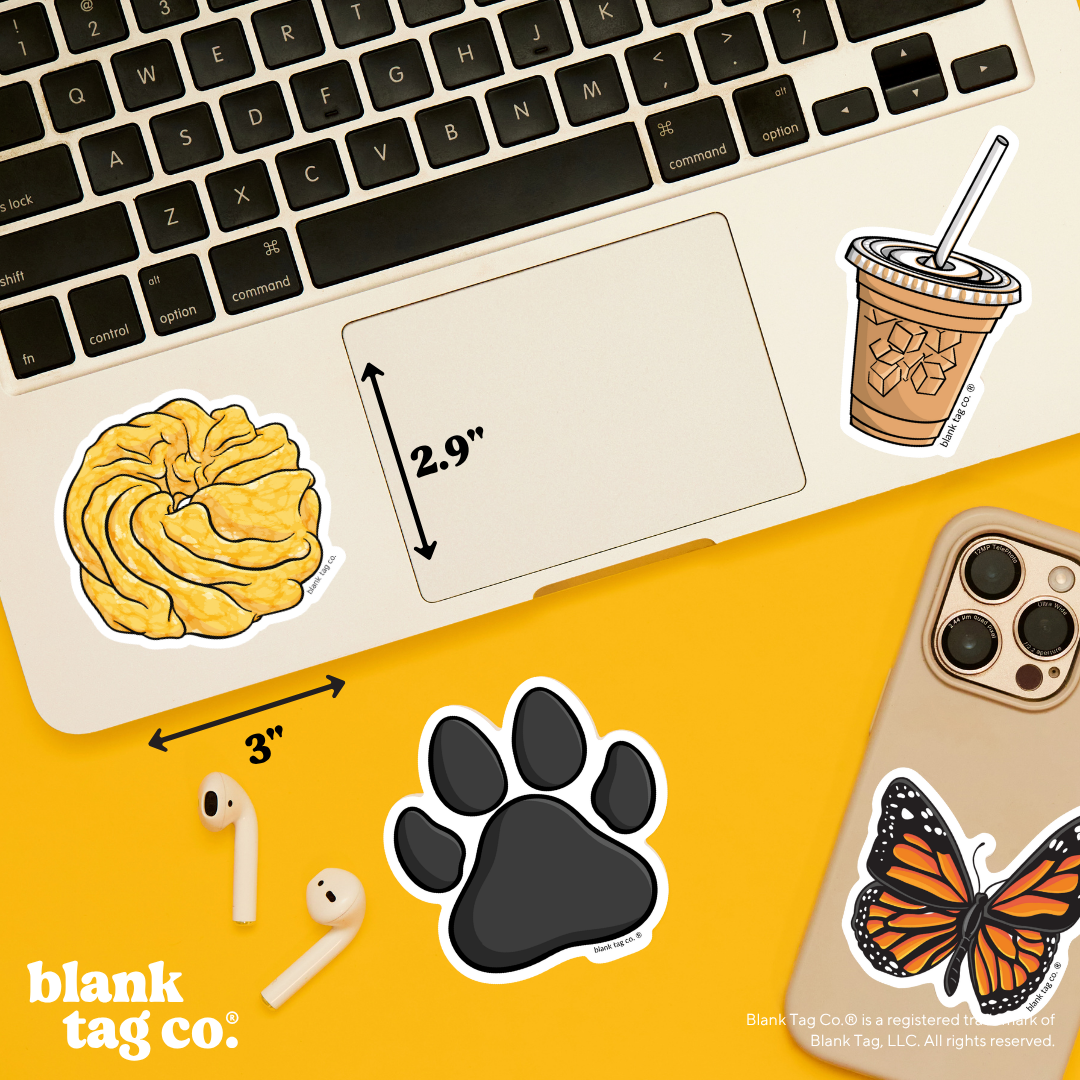 Blank Tag Co.® Waterproof Sticker - French Cruller
