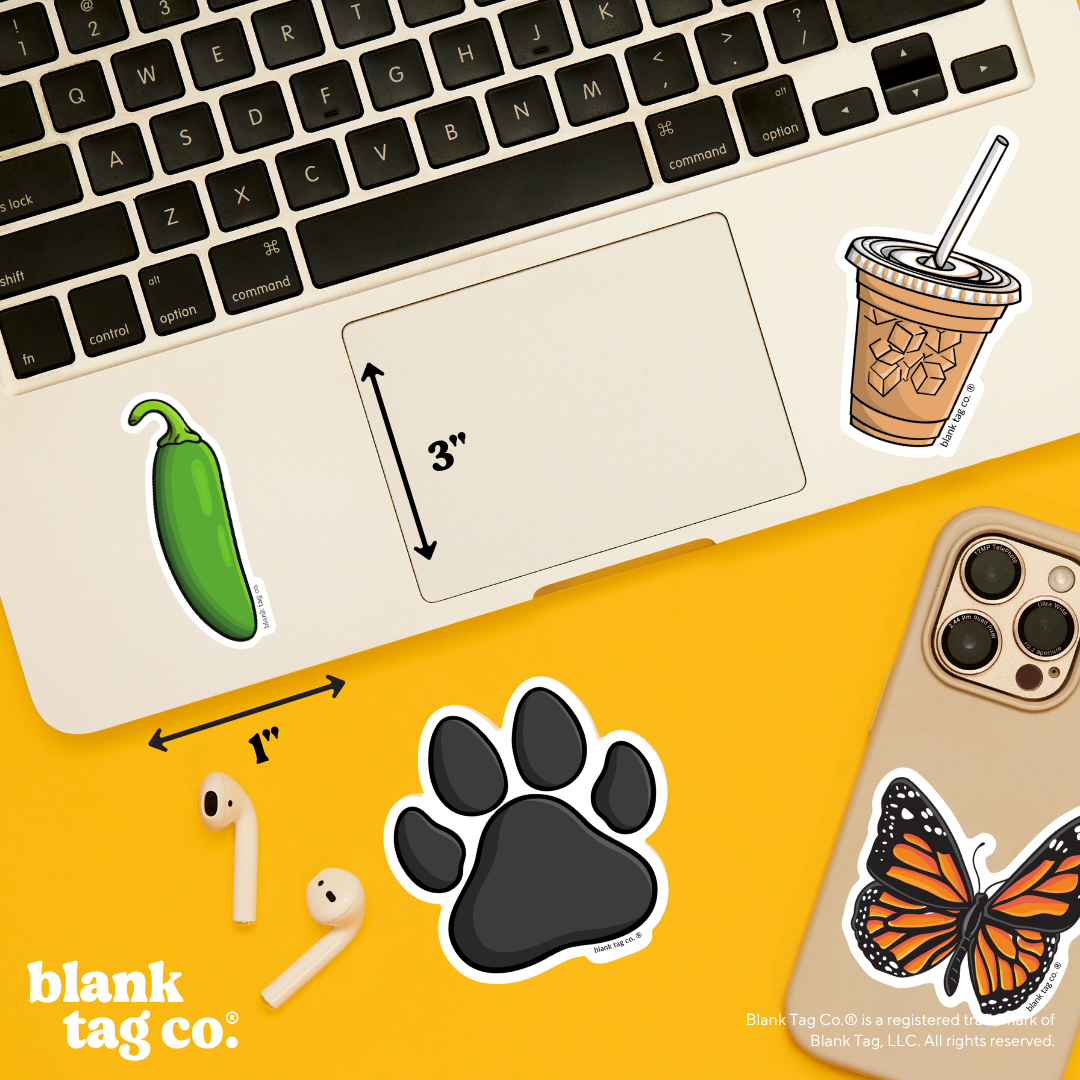 Blank Tag Co.® Waterproof Sticker - Jalapeño