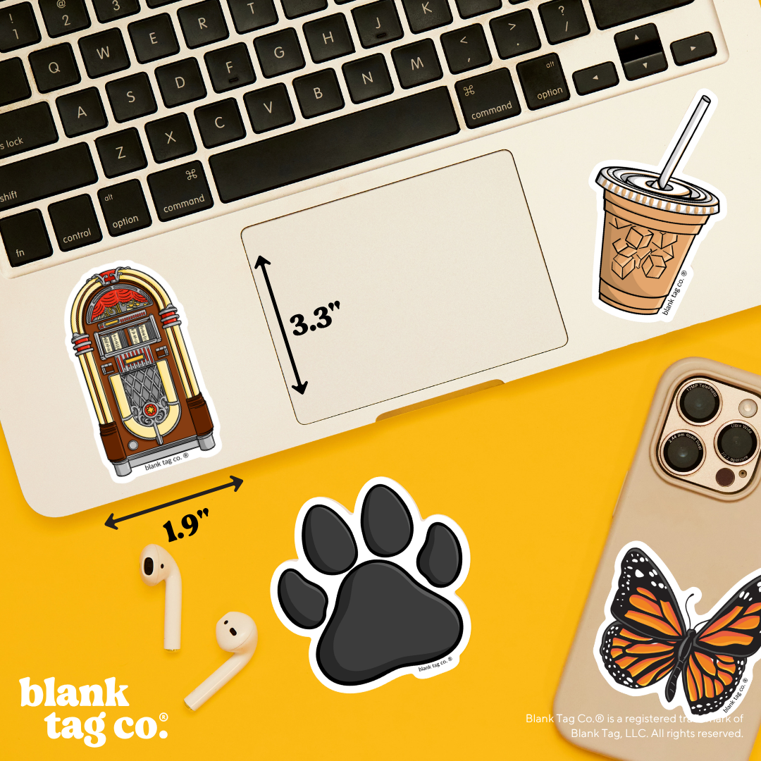 Blank Tag Co.® Waterproof Sticker - Jukebox