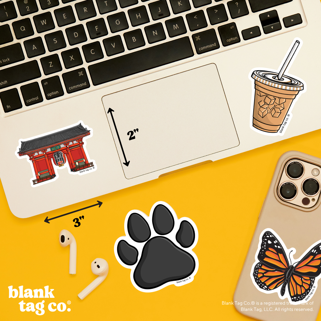 Blank Tag Co.® Waterproof Sticker - Kaminarimon