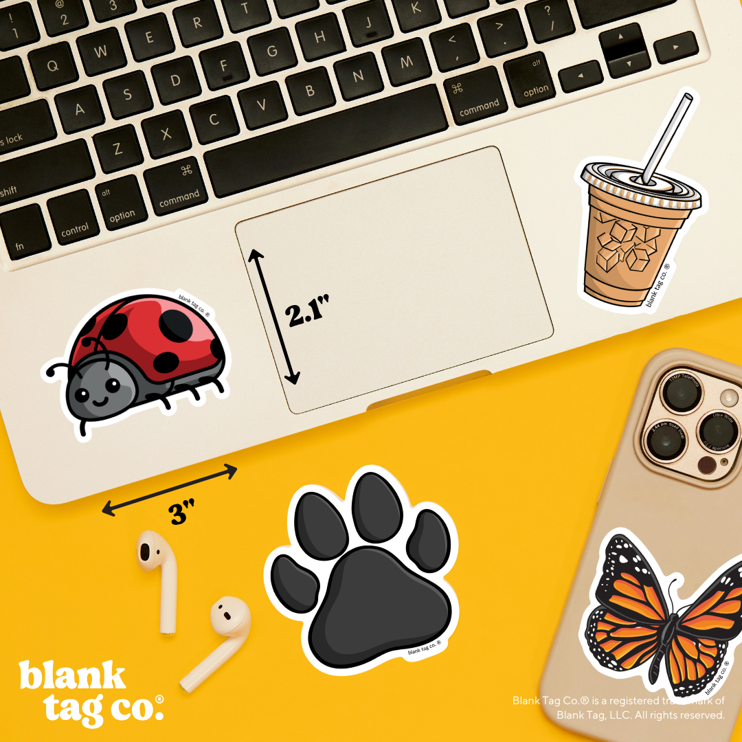 Blank Tag Co.® Waterproof Sticker - Ladybug