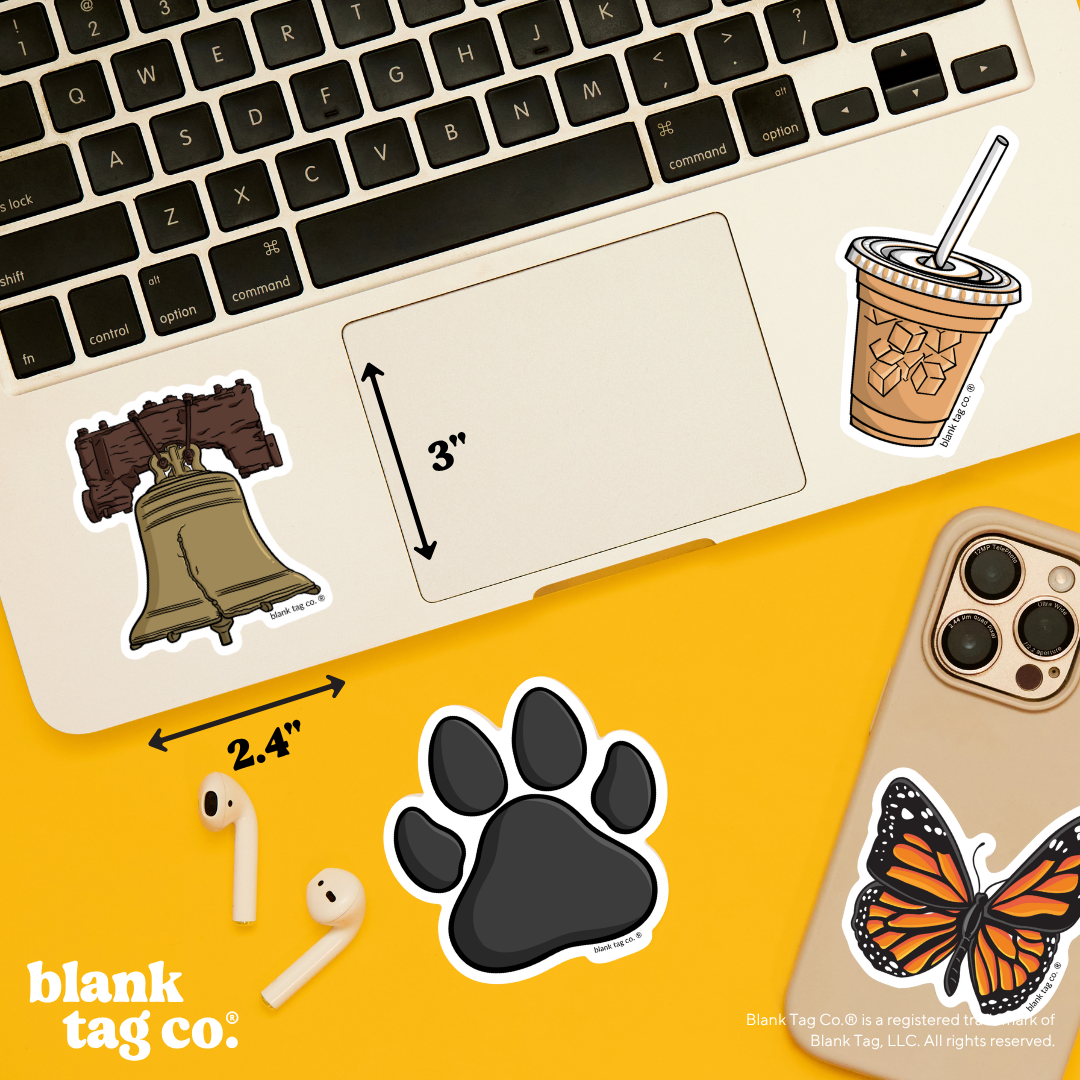 Blank Tag Co.® Waterproof Sticker - Liberty Bell