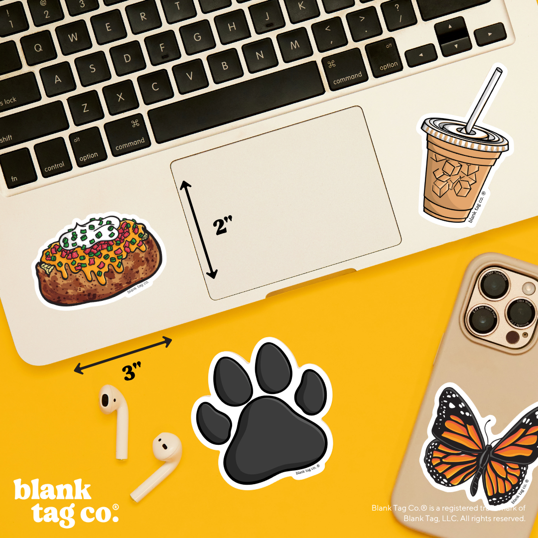 Blank Tag Co.® Waterproof Sticker - Loaded Baked Potato
