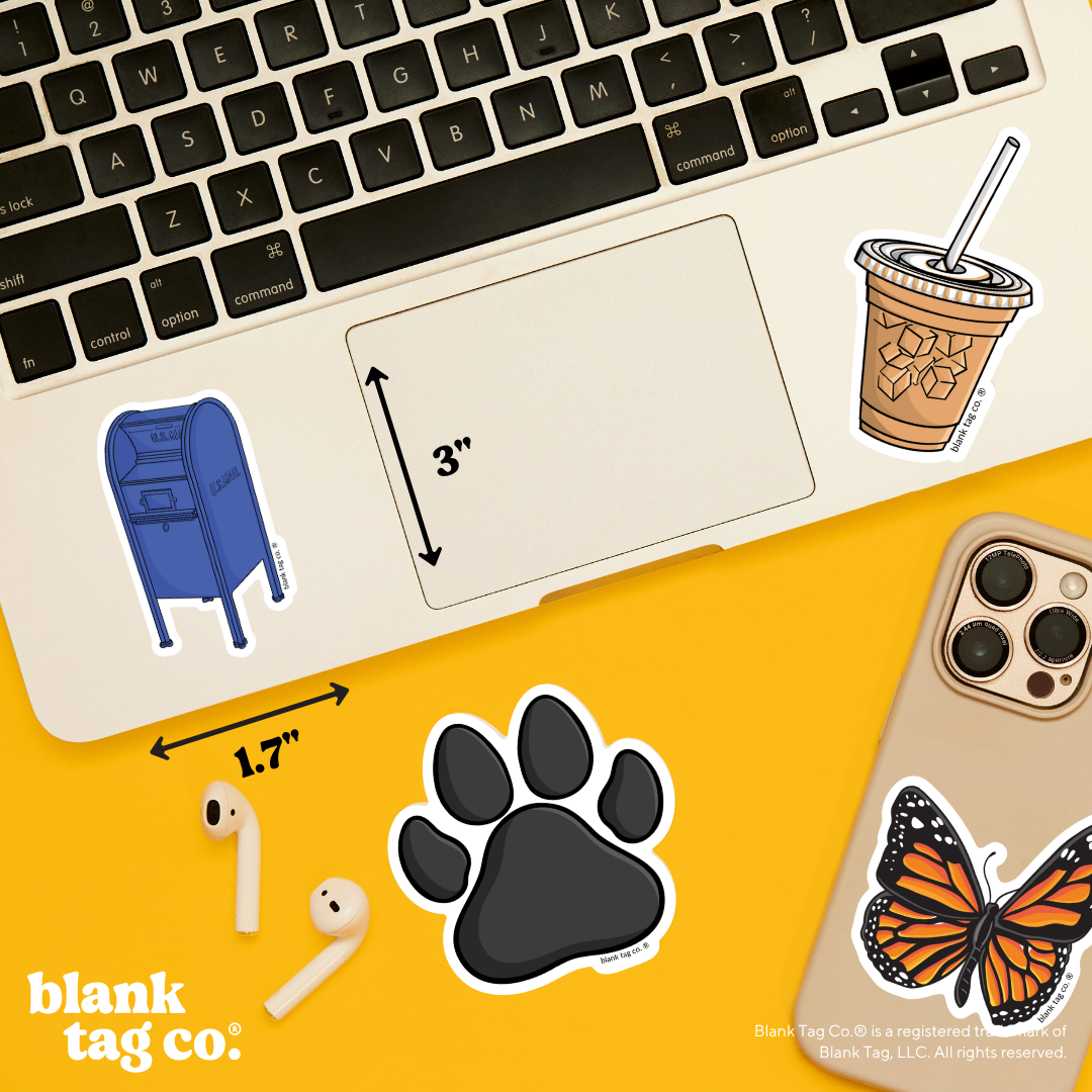 Blank Tag Co.® Waterproof Sticker - Mailbox