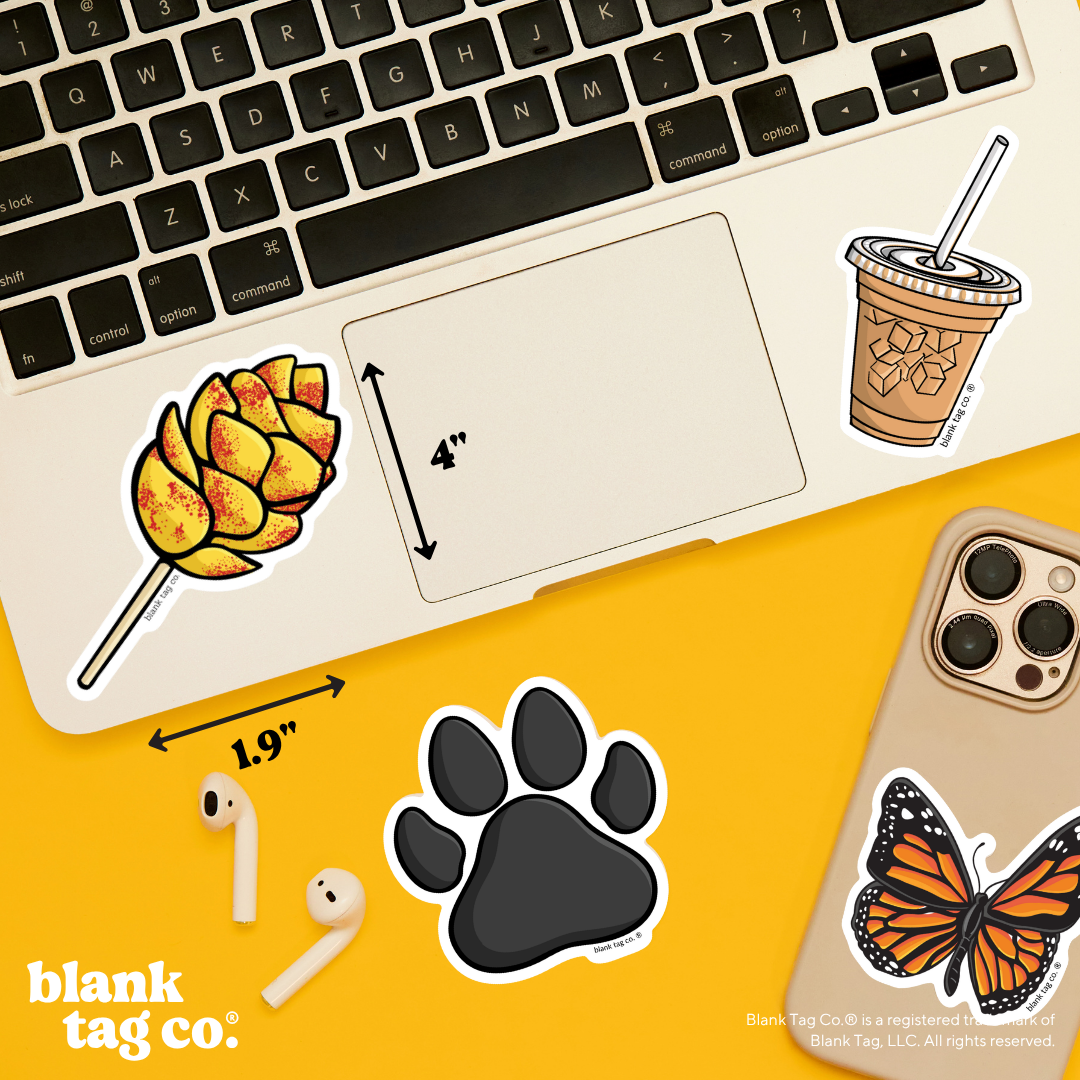 Blank Tag Co.® Waterproof Sticker - Mango Con Chile