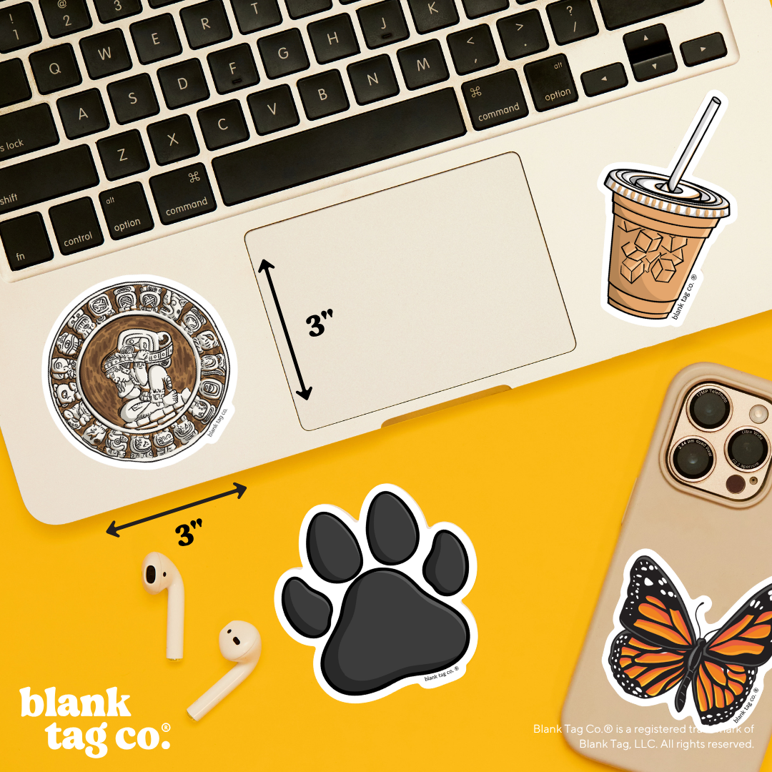 Blank Tag Co.® Waterproof Sticker - Mayan Calendar