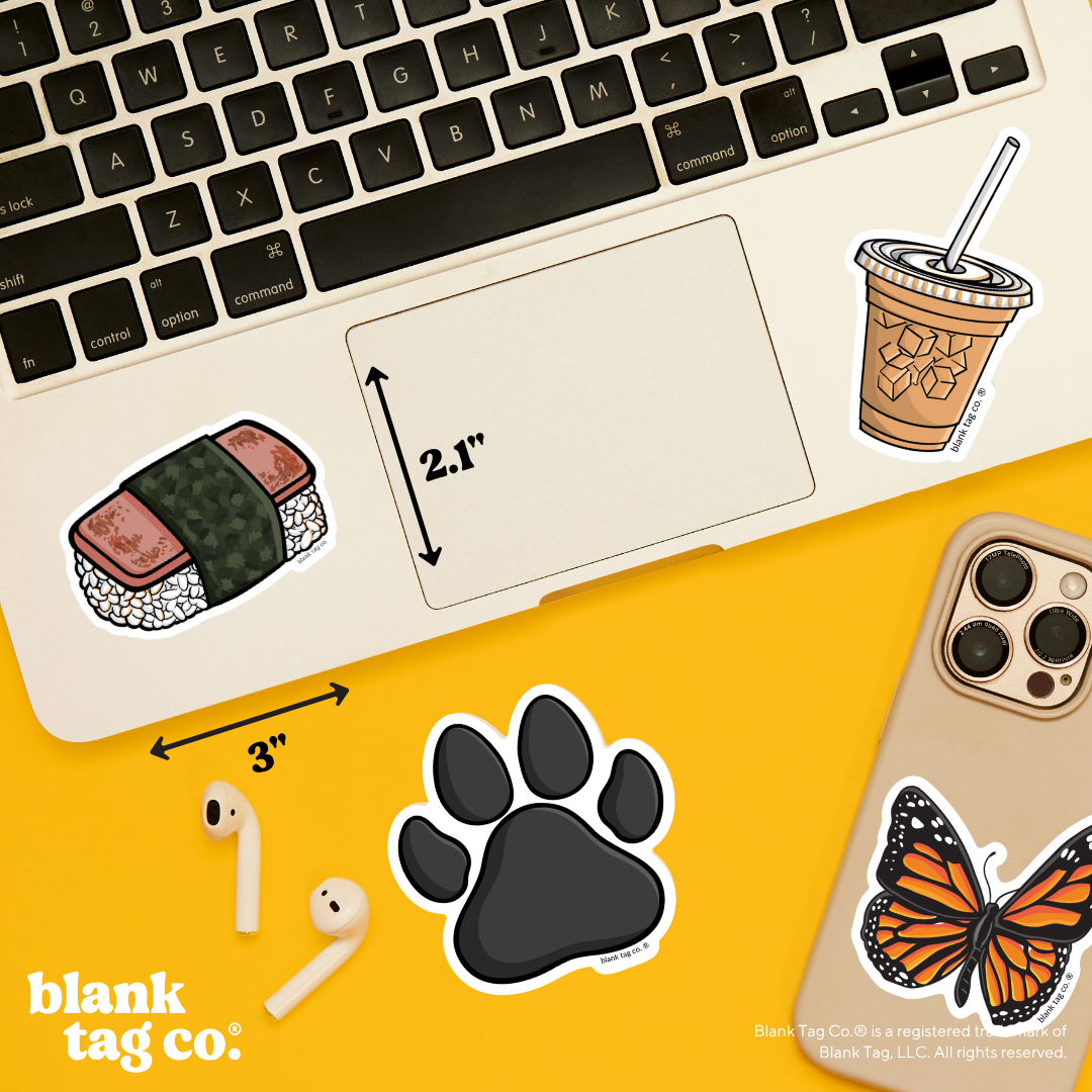 Blank Tag Co.® Waterproof Sticker - Musubi