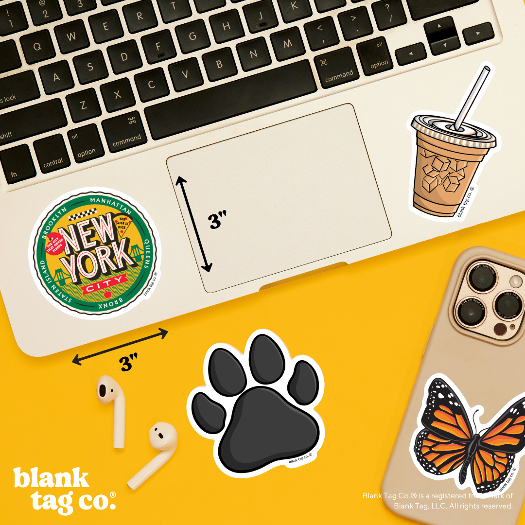 Blank Tag Co.® Waterproof Sticker - New York City Badge