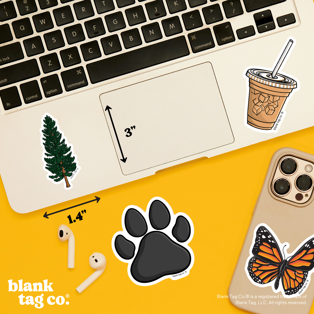 Blank Tag Co.® Waterproof Sticker - Pine Tree