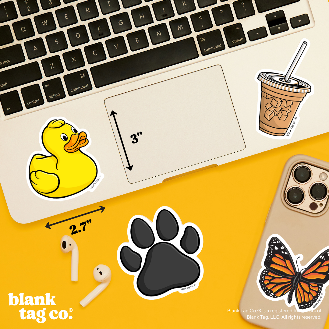 Blank Tag Co.® Waterproof Sticker - Rubber Ducky