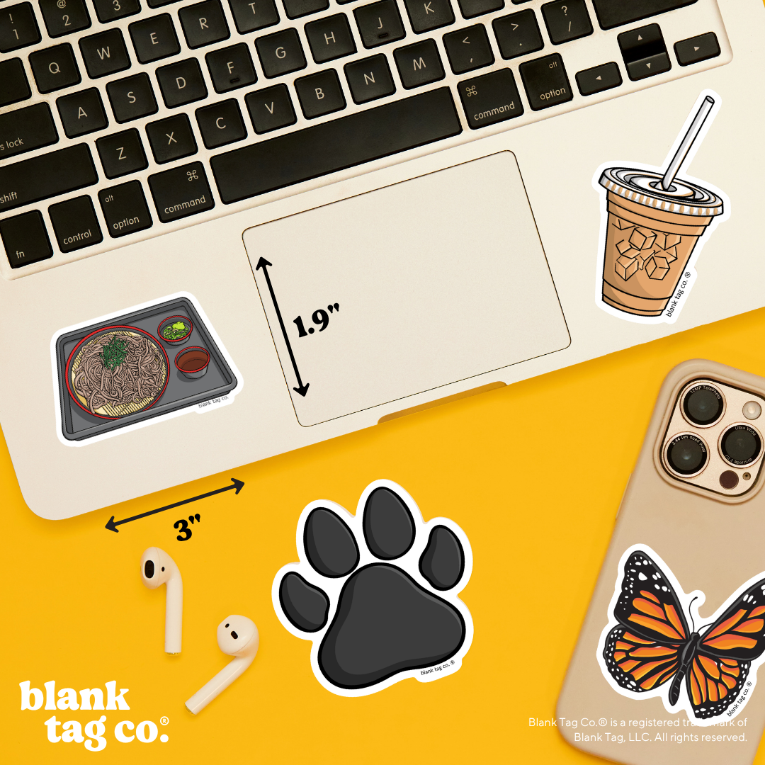 Blank Tag Co.® Waterproof Sticker - Soba