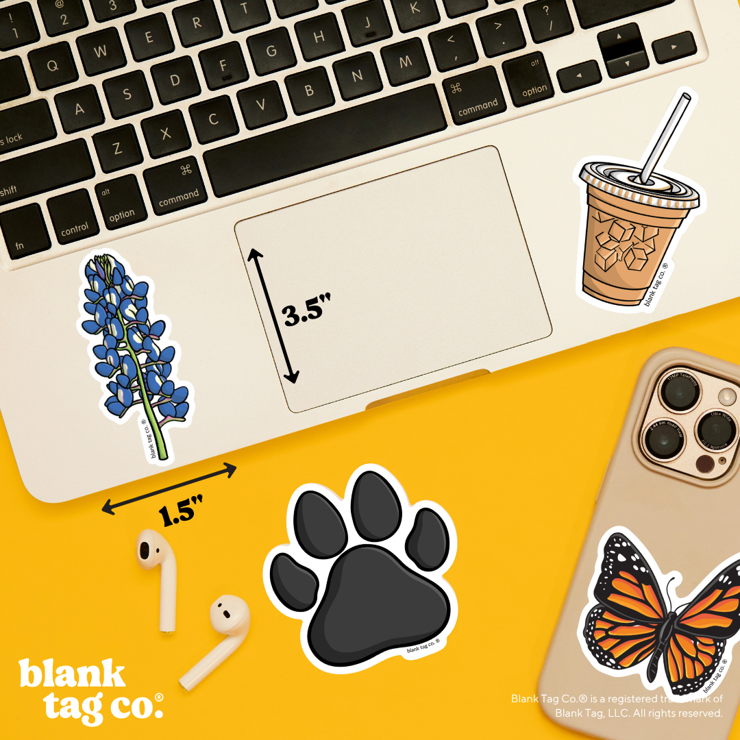 Blank Tag Co.® Waterproof Sticker - Texas Bluebonnet